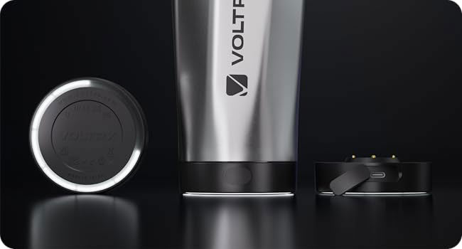 VOLTRX แก้วเชคโปรตีน ปั่นไฟฟ้า Stainless Steel Shaker ขนาด 500ML รุ่น CHILLMIX-20