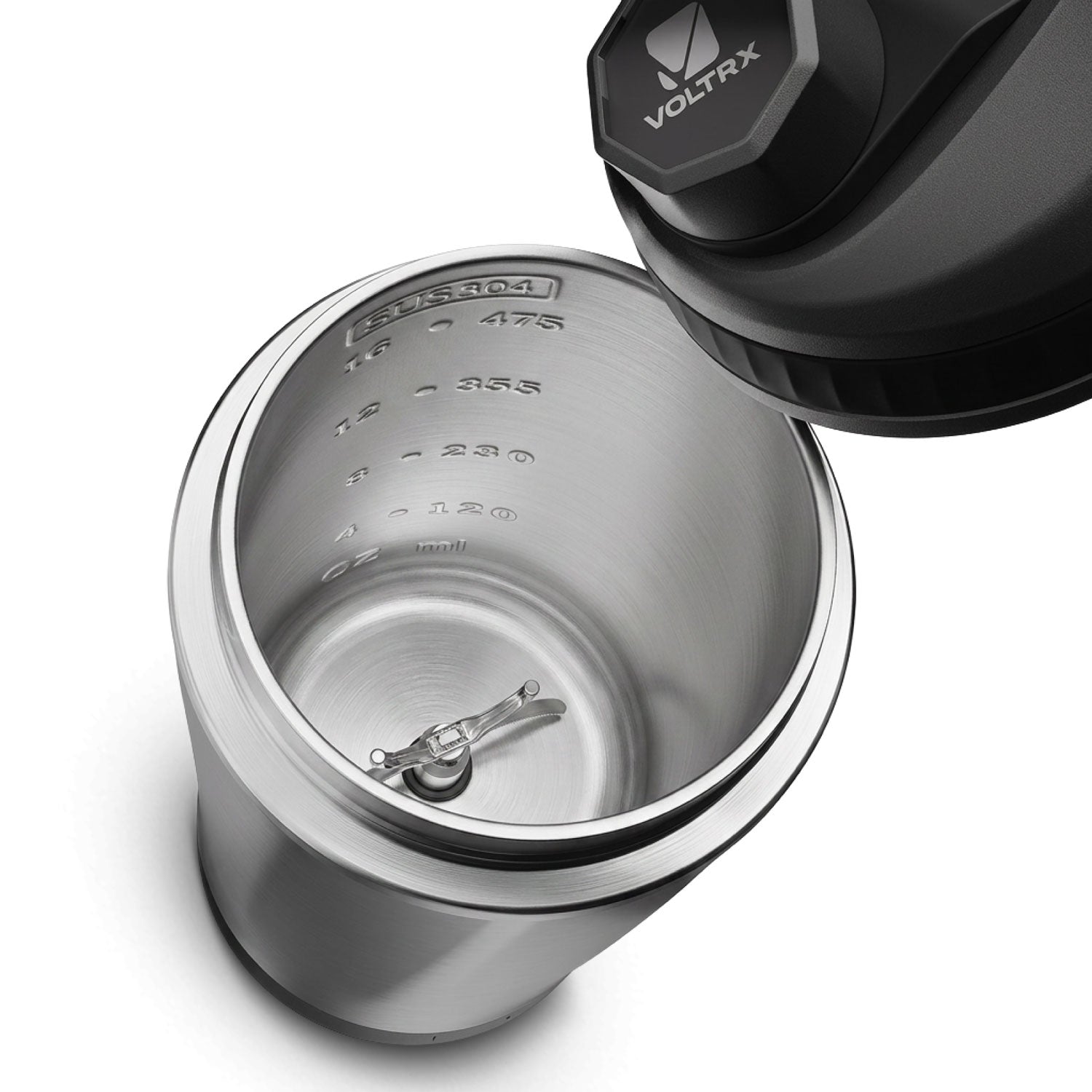 VOLTRX แก้วเชคโปรตีน ปั่นไฟฟ้า Stainless Steel Shaker ขนาด 500ML รุ่น CHILLMIX-8