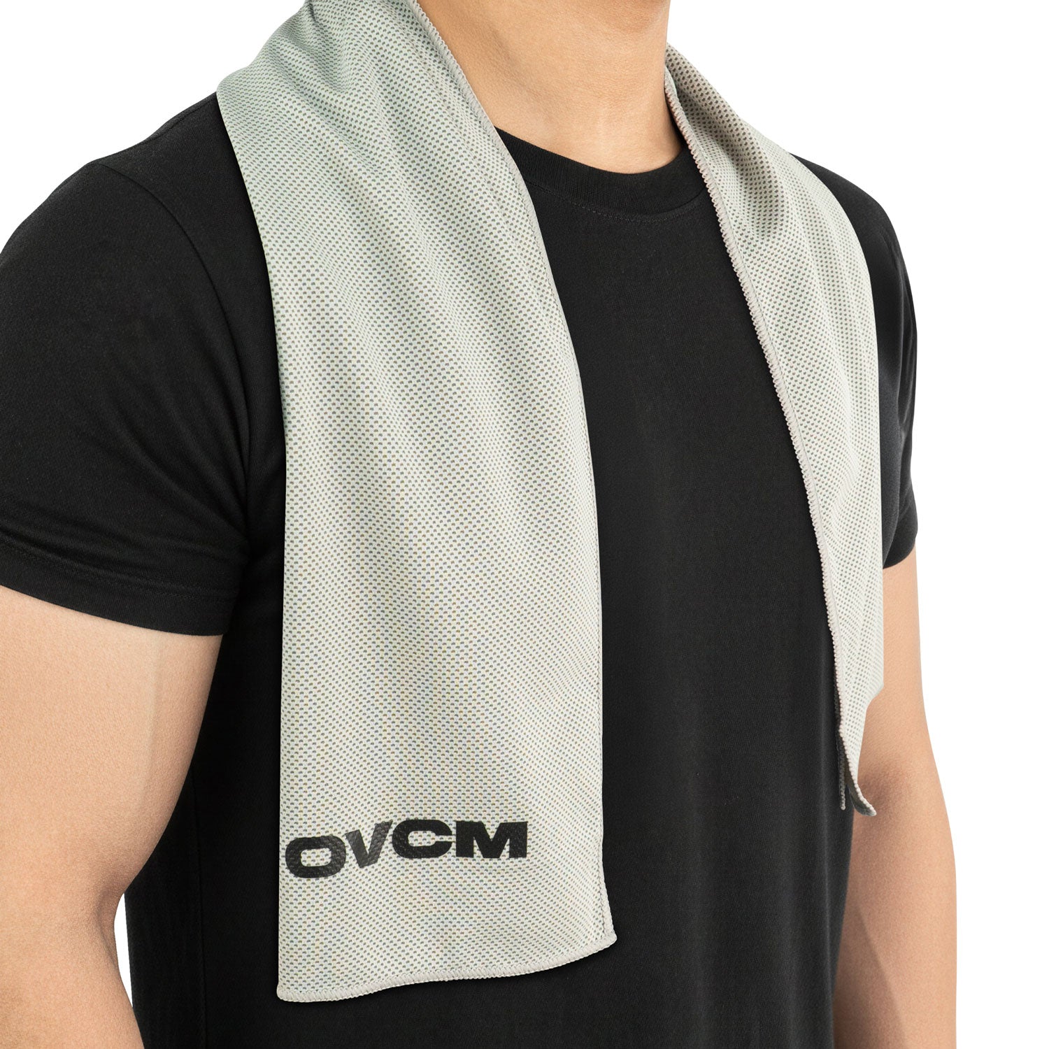 ผ้าเย็นลดอุณหภูมิ สำหรับฟิตเนส OVCM Cool Towel รุ่น OVCM-39-0004-GRAY-10