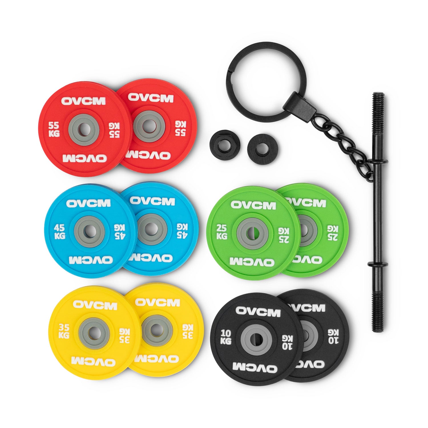 พวงกุญแจ Bumper Plate OVCM รุ่น OVCM-9198M-9