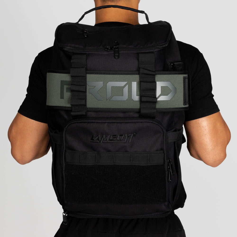 LAMGOYI กระเป๋าเป้ สายฟิตเนส GYM & HYROX Backpack 25L รุ่น MOVE สีดำ (Black)-20