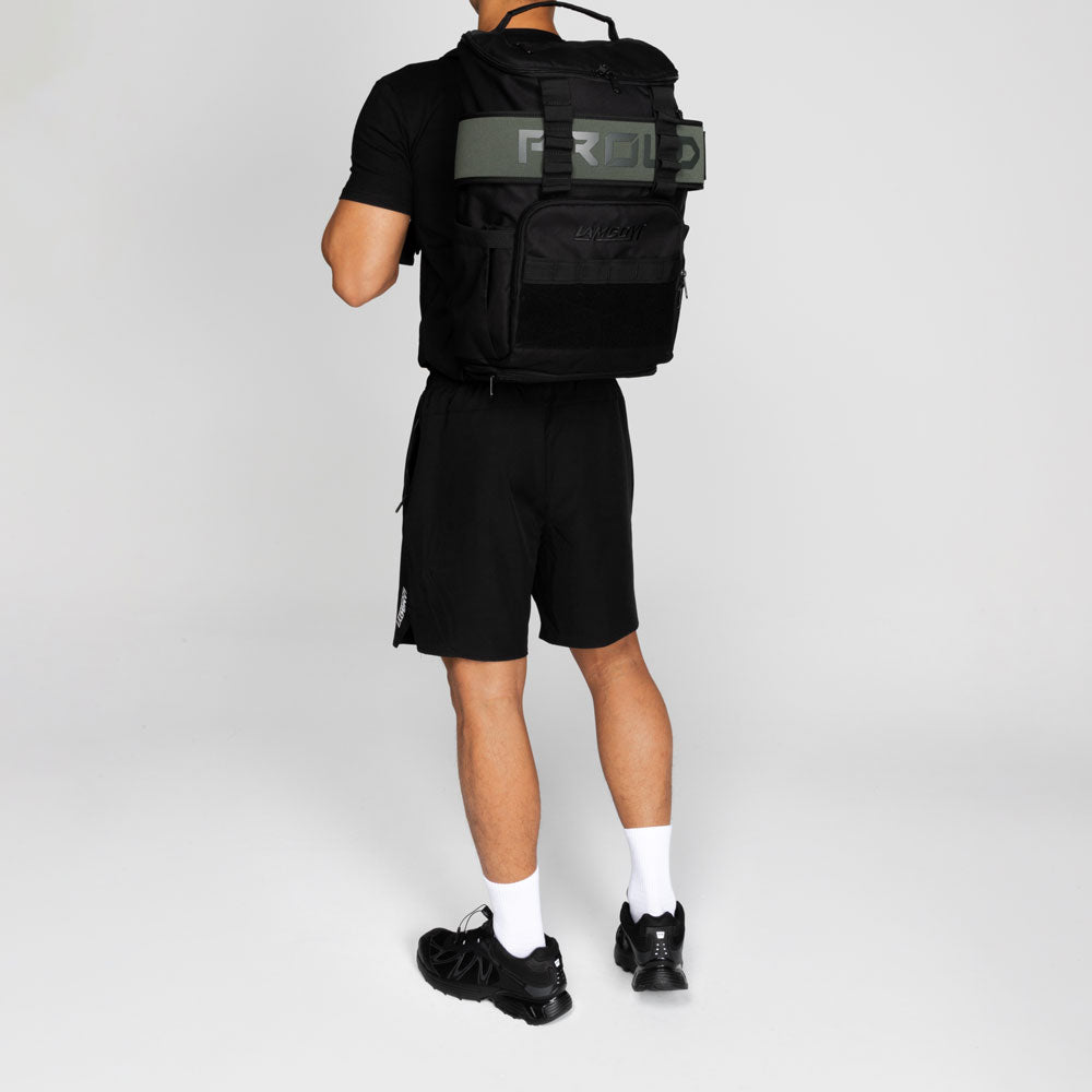 LAMGOYI กระเป๋าเป้ สายฟิตเนส GYM & HYROX Backpack 25L รุ่น MOVE สีดำ (Black)-22