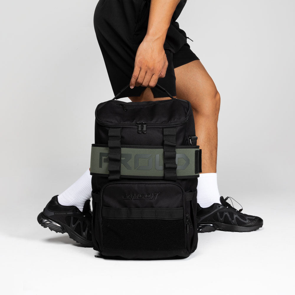 LAMGOYI กระเป๋าเป้ สายฟิตเนส GYM & HYROX Backpack 25L รุ่น MOVE สีดำ (Black)-24