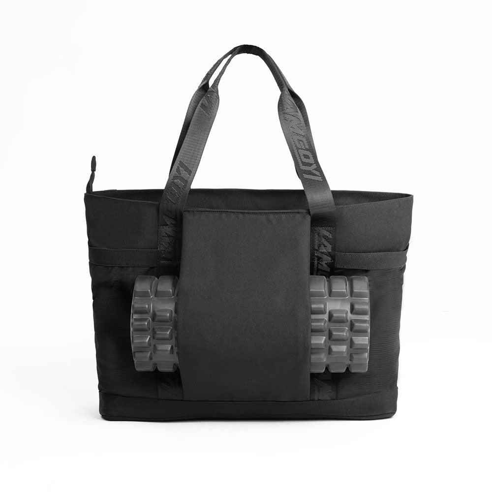 LAMGOYI กระเป๋าโท้ท สายฟิตเนส Fitness Tote Bag รุ่น FLOW สีดำ (Black)-9