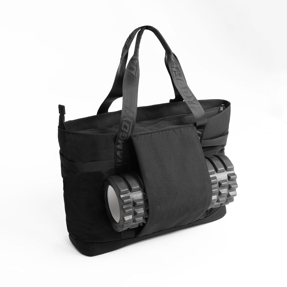 LAMGOYI กระเป๋าโท้ท สายฟิตเนส Fitness Tote Bag รุ่น FLOW สีดำ (Black)-10