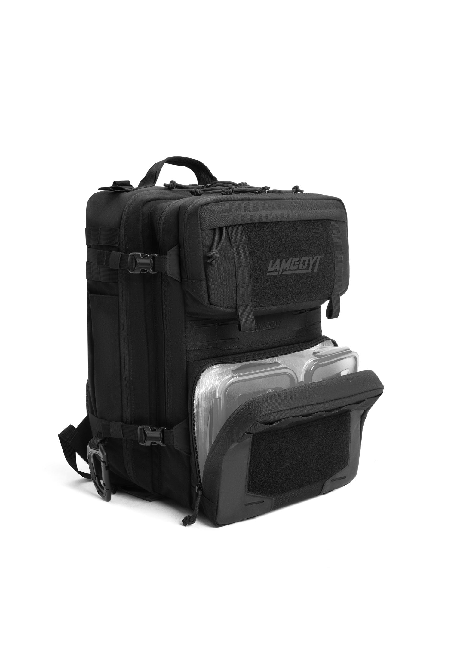 LAMGOYI กระเป๋าเป้ สายฟิตเนส GYM & HYROX Backpack 35L รุ่น TRAIN สีดำ (Black)-11