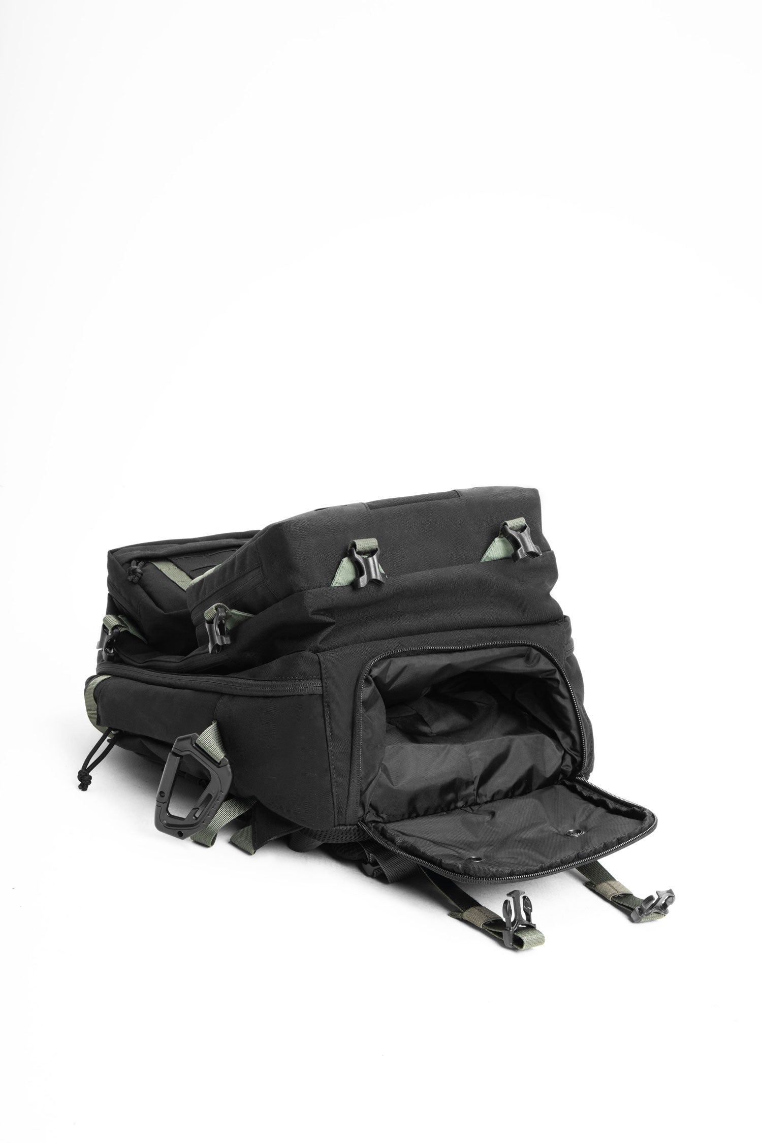 LAMGOYI กระเป๋าเป้ สายฟิตเนส GYM & HYROX Backpack 35L รุ่น TRAIN สีดำ-เขียว (Black-Green)-19