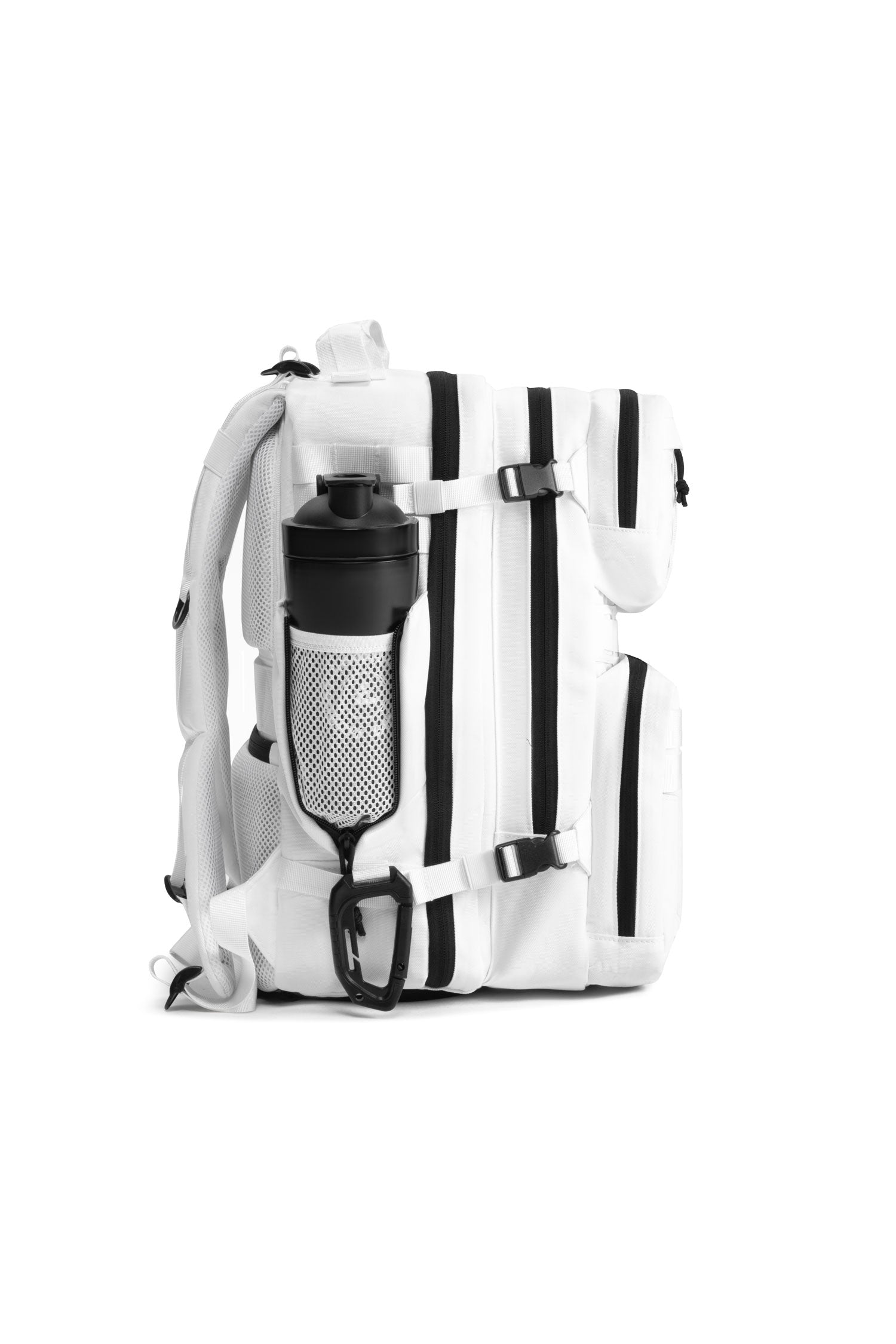 LAMGOYI กระเป๋าเป้ สายฟิตเนส GYM & HYROX Backpack 35L รุ่น TRAIN สีขาว (White)-4