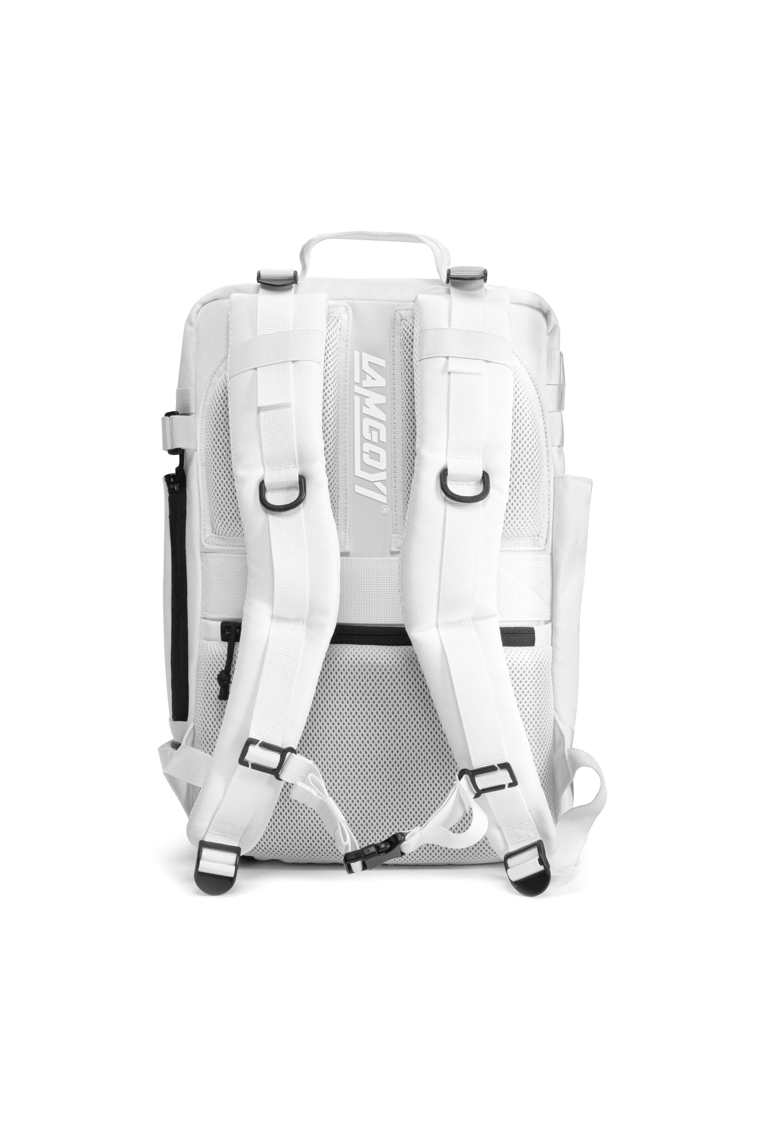 LAMGOYI กระเป๋าเป้ สายฟิตเนส GYM & HYROX Backpack 35L รุ่น TRAIN สีขาว (White)-12