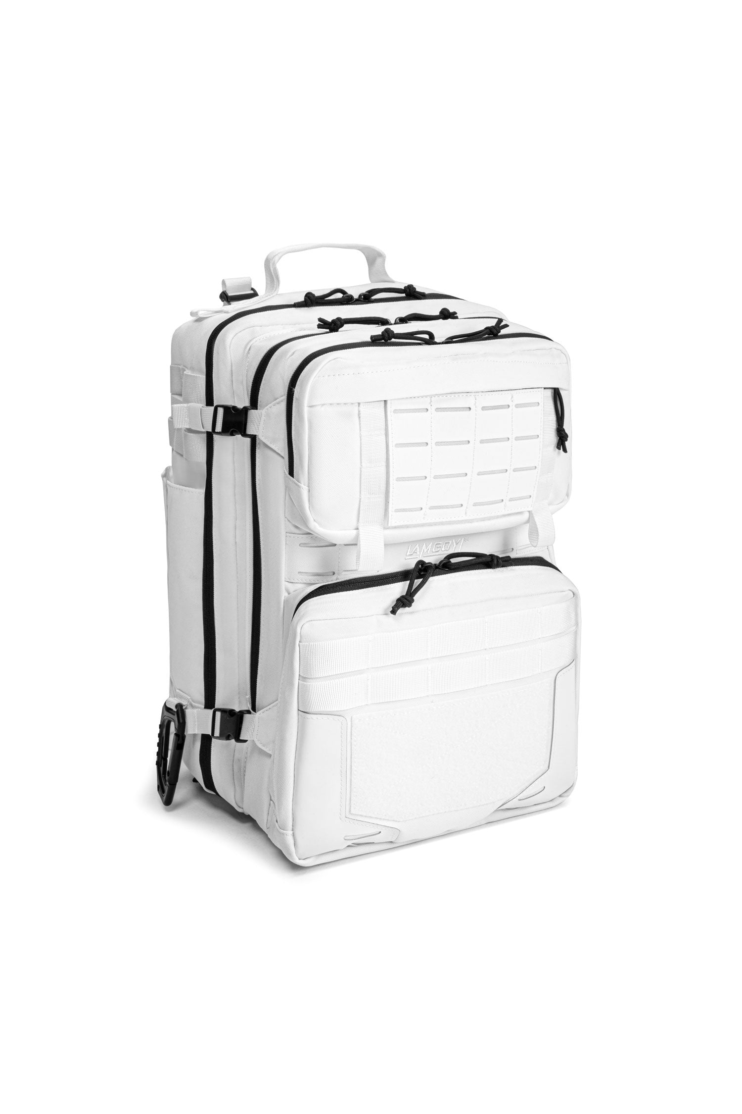 LAMGOYI กระเป๋าเป้ สายฟิตเนส GYM & HYROX Backpack 35L รุ่น TRAIN สีขาว (White)-13