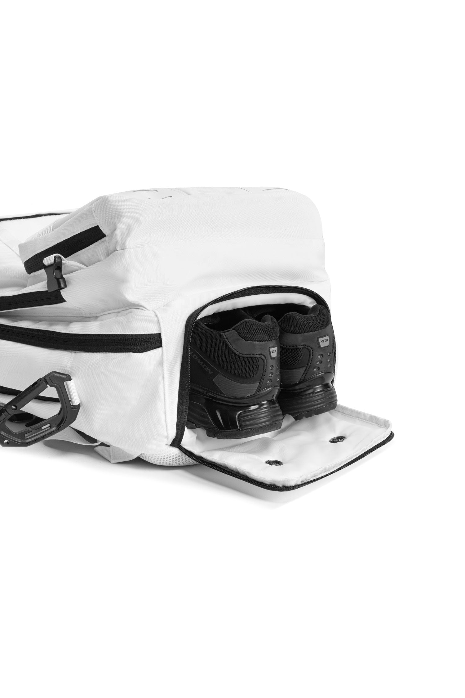LAMGOYI กระเป๋าเป้ สายฟิตเนส GYM & HYROX Backpack 35L รุ่น TRAIN สีขาว (White)-16