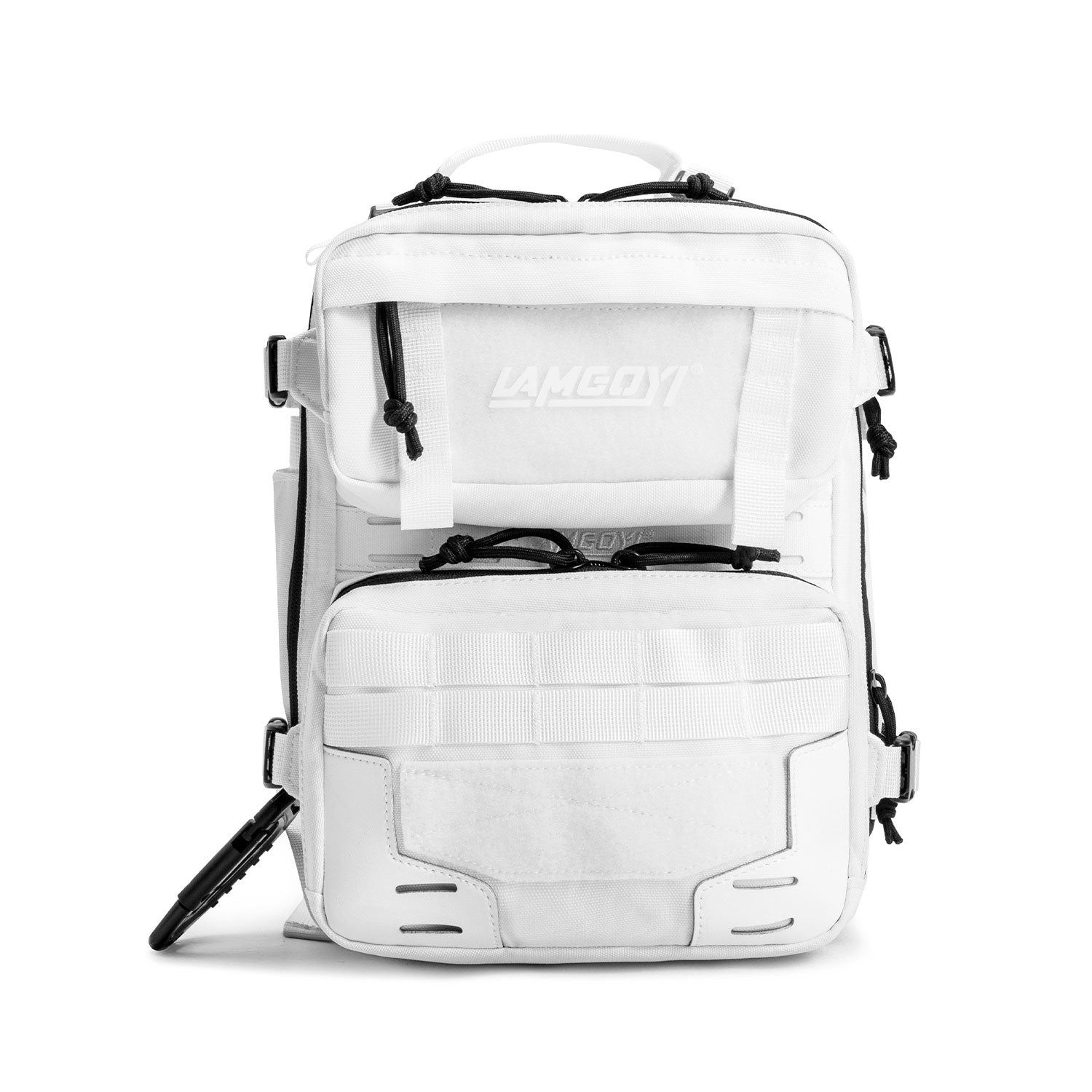 LAMGOYI กระเป๋าเป้ สายฟิตเนส GYM & HYROX Backpack 9L รุ่น TRAIN สีขาว (White)-9