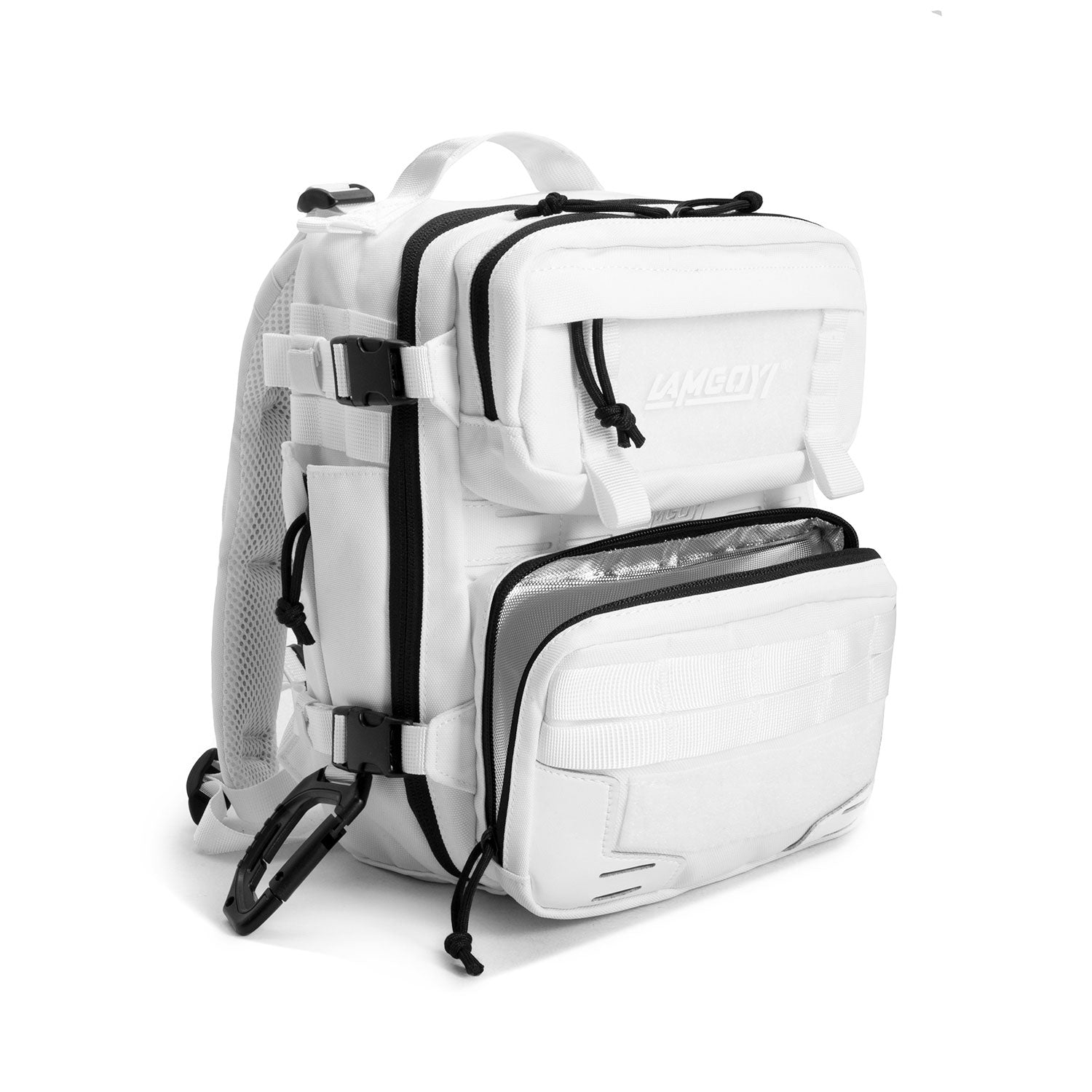 LAMGOYI กระเป๋าเป้ สายฟิตเนส GYM & HYROX Backpack 9L รุ่น TRAIN สีขาว (White)-10