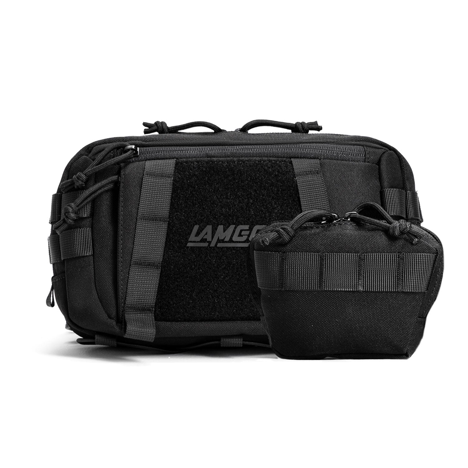 LAMGOYI กระเป๋าคาดอก สายฟิตเนส GYM & HYROX Chest Bag Cross Body รุ่น FORCE สีดำ (Black)-18