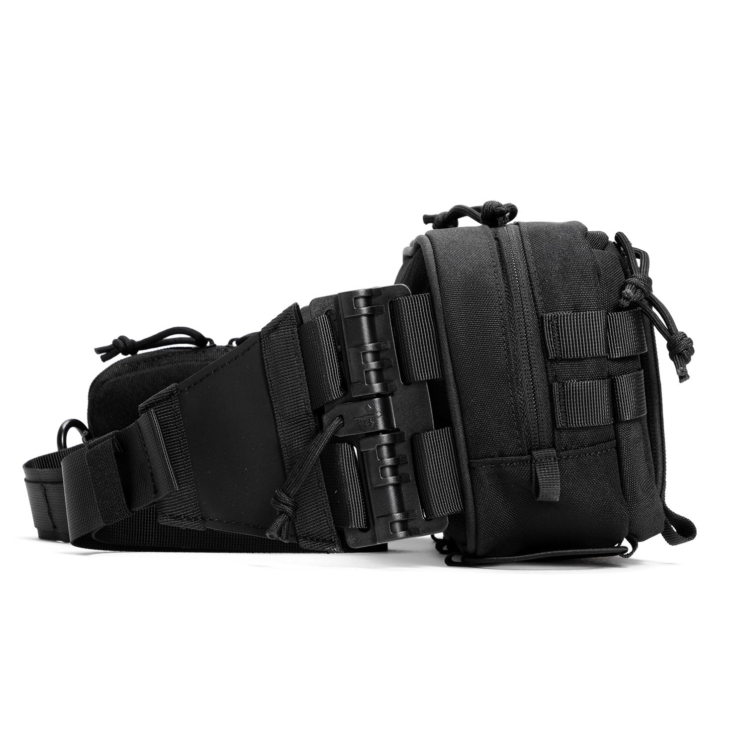 LAMGOYI กระเป๋าคาดอก สายฟิตเนส GYM & HYROX Chest Bag Cross Body รุ่น FORCE สีดำ (Black)-9