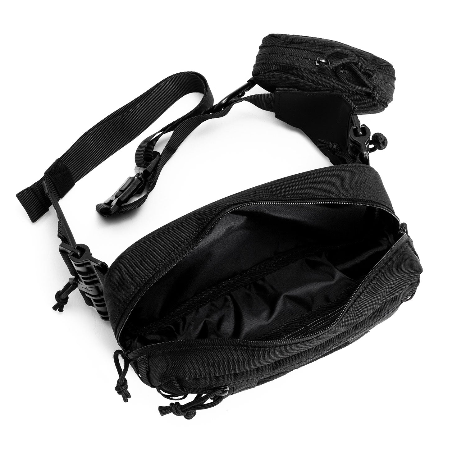 LAMGOYI กระเป๋าคาดอก สายฟิตเนส GYM & HYROX Chest Bag Cross Body รุ่น FORCE สีดำ (Black)-15