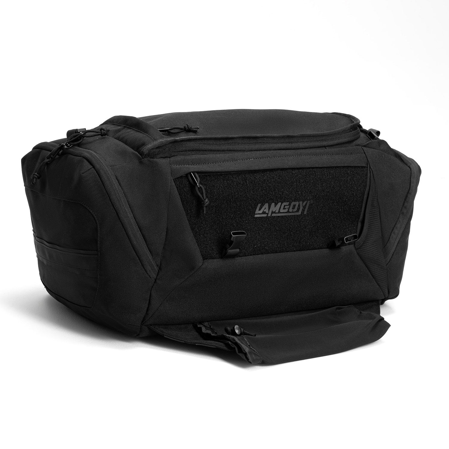 LAMGOYI กระเป๋าดัฟเฟิล สายฟิตเนส GYM & HYROX Tactical Duffle Bag รุ่น CORE สีดำ (Black)-13