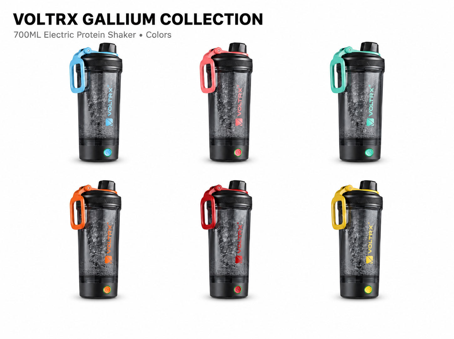 VOLTRX แก้วเชคโปรตีน ปั่นไฟฟ้า ขนาด 700ML รุ่น GALLIUM-2