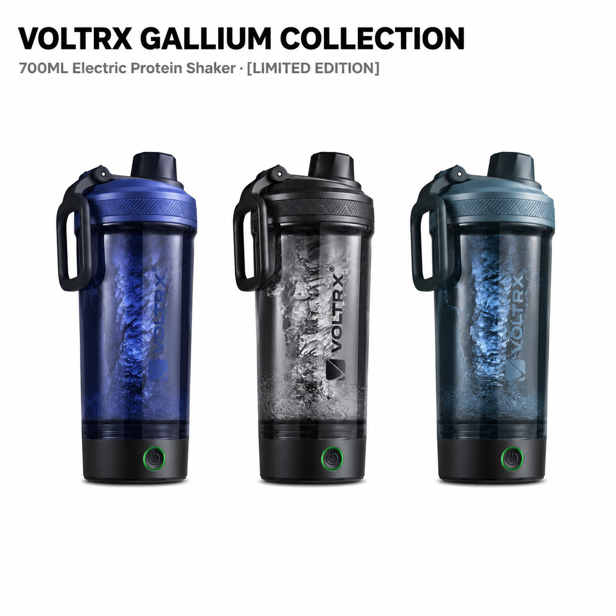 VOLTRX [LIMITED EDITION] แก้วเชคโปรตีน ปั่นไฟฟ้า ขนาด 700ML รุ่น GALLIUM-2